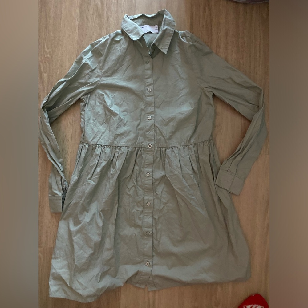 GREEN BLOUSE SWEATSHIRT